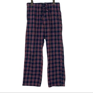 Joe Fresh Blue/Red/White Plaid Pajama Bottoms Size S
